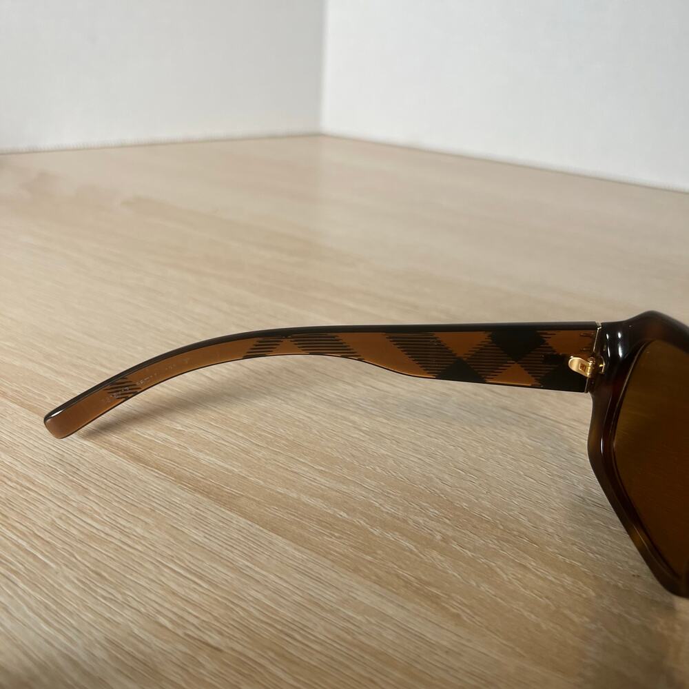 Burberry B 3316/13 Sunglasses FRAMES ONLY Brown Translucent 56-17-135 SKINNY FIT - Picture 8 of 14